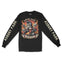 Asbury Park Rockabilly Longsleeve in Black - front with sleeves view