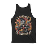 Denver Rockabilly Tank Top Black back