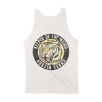 Austin White Tiger Dude Tank Top in Vintage - back view