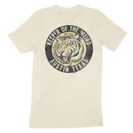 Austin White Tiger Dude T-Shirt Natural back