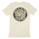 Austin White Tiger Dude T-Shirt Natural back