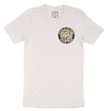 Austin White Tiger Dude T-Shirt in Vintage - front view