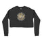 Denver Cropped Crew in Black - front view