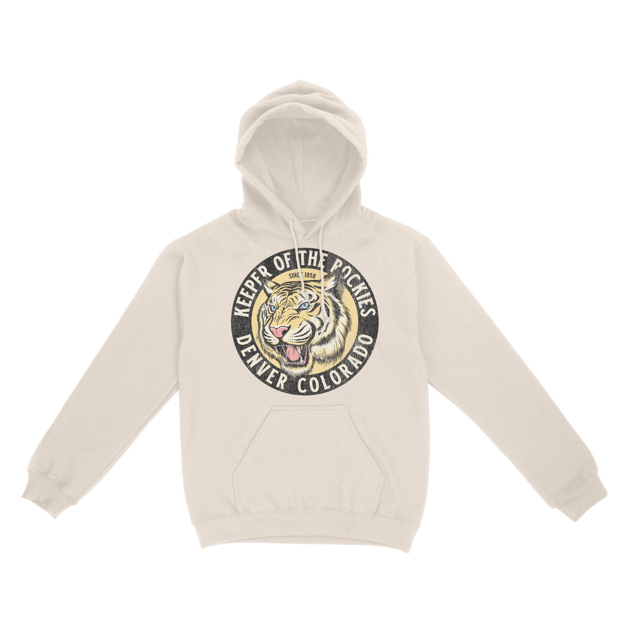 Denver Hoodie in Natural - front view