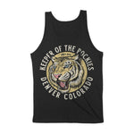 Denver White Tiger Dude Tank Top Black back