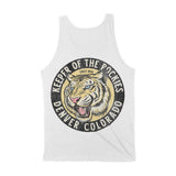 Denver White Tiger Dude Tank Top White back