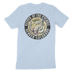 Denver White Tiger Dude T-Shirt Baby Blue back