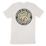 Denver White Tiger Dude T-Shirt Vintage White back