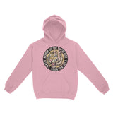 Miami White Tiger Dude Hoodie Light Pink front