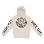 Miami Hoodie in Natural - front-sleeves view