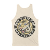 Miami White Tiger Dude Tank Top Natural back