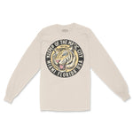 Miami White Tiger Dude Longsleeve in Natural - front view