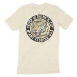 Miami White Tiger Dude T-Shirt Natural back