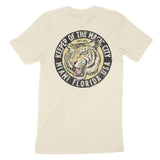 Miami White Tiger Dude T-Shirt Natural back