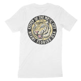 Miami White Tiger Dude T-Shirt White back