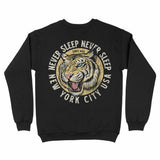 New York White Tiger Dude Crewneck Black back