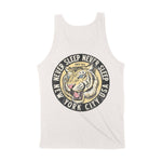 New York White Tiger Dude Tank Top in Vintage - back view