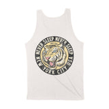 New York White Tiger Dude Tank Top in Vintage - back view
