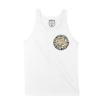 New York Tank Top in White - front view