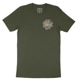 New York White Tiger Dude T-Shirt Military_Green front
