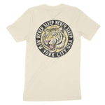 New York White Tiger Dude T-Shirt Natural back