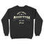 Austin Crewneck in Black - back view