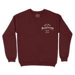 Austin Sporty Crewneck Maroon front