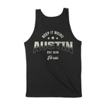 Austin Sporty Tank Top Black back