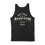 Austin Sporty Tank Top Black back