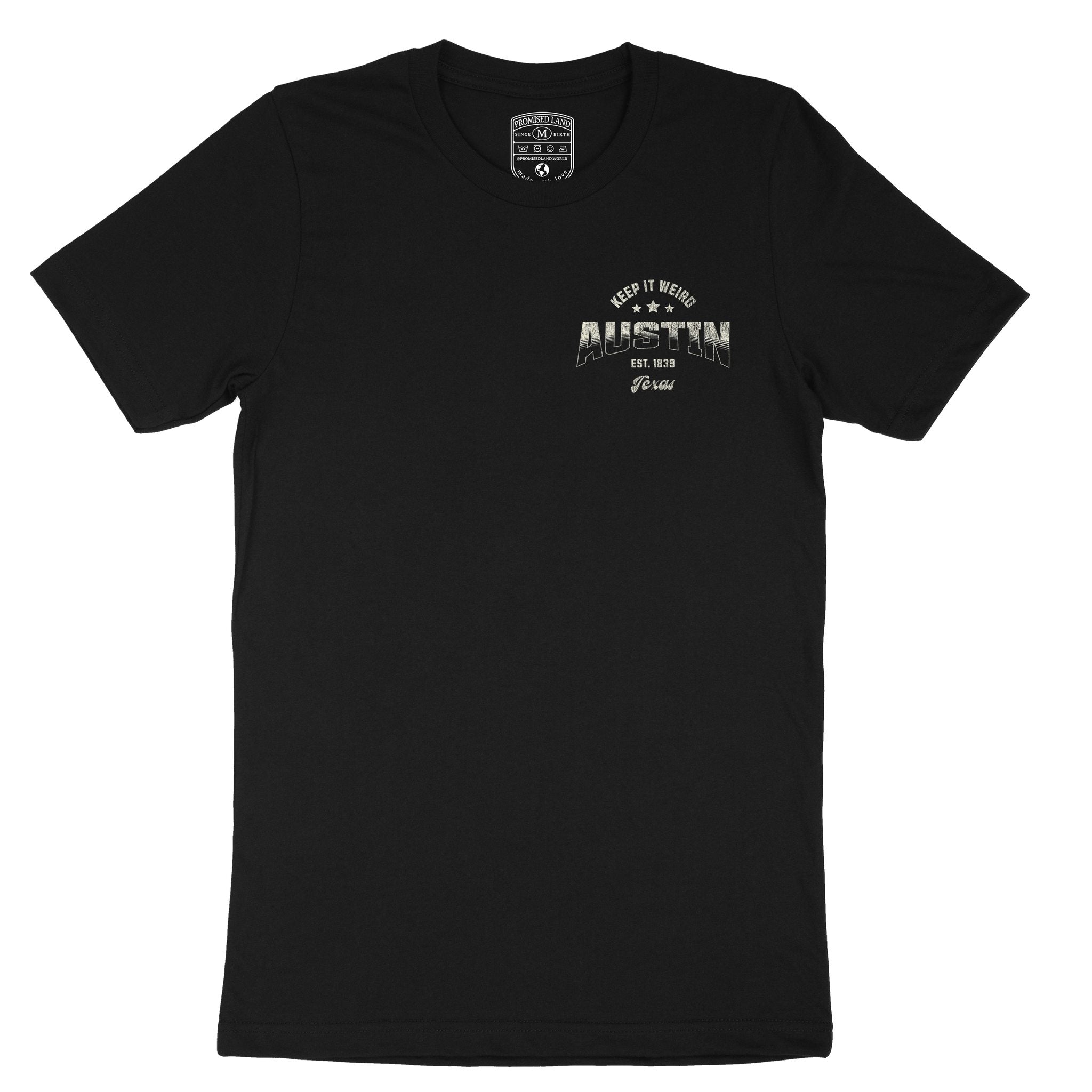 Austin Sporty T-Shirt Vintage Black front