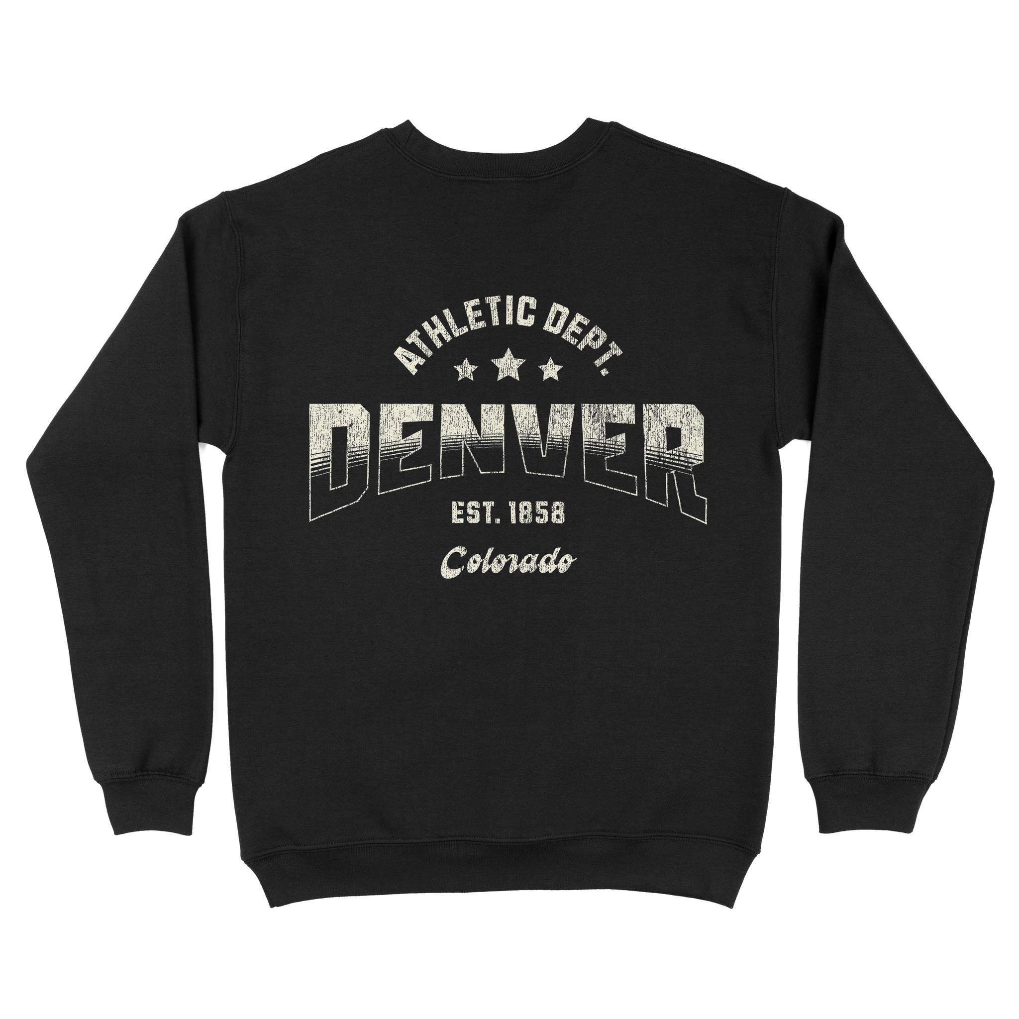 Denver Sporty Crewneck Black back