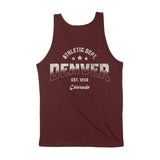 Denver Sporty Tank Top Maroon back
