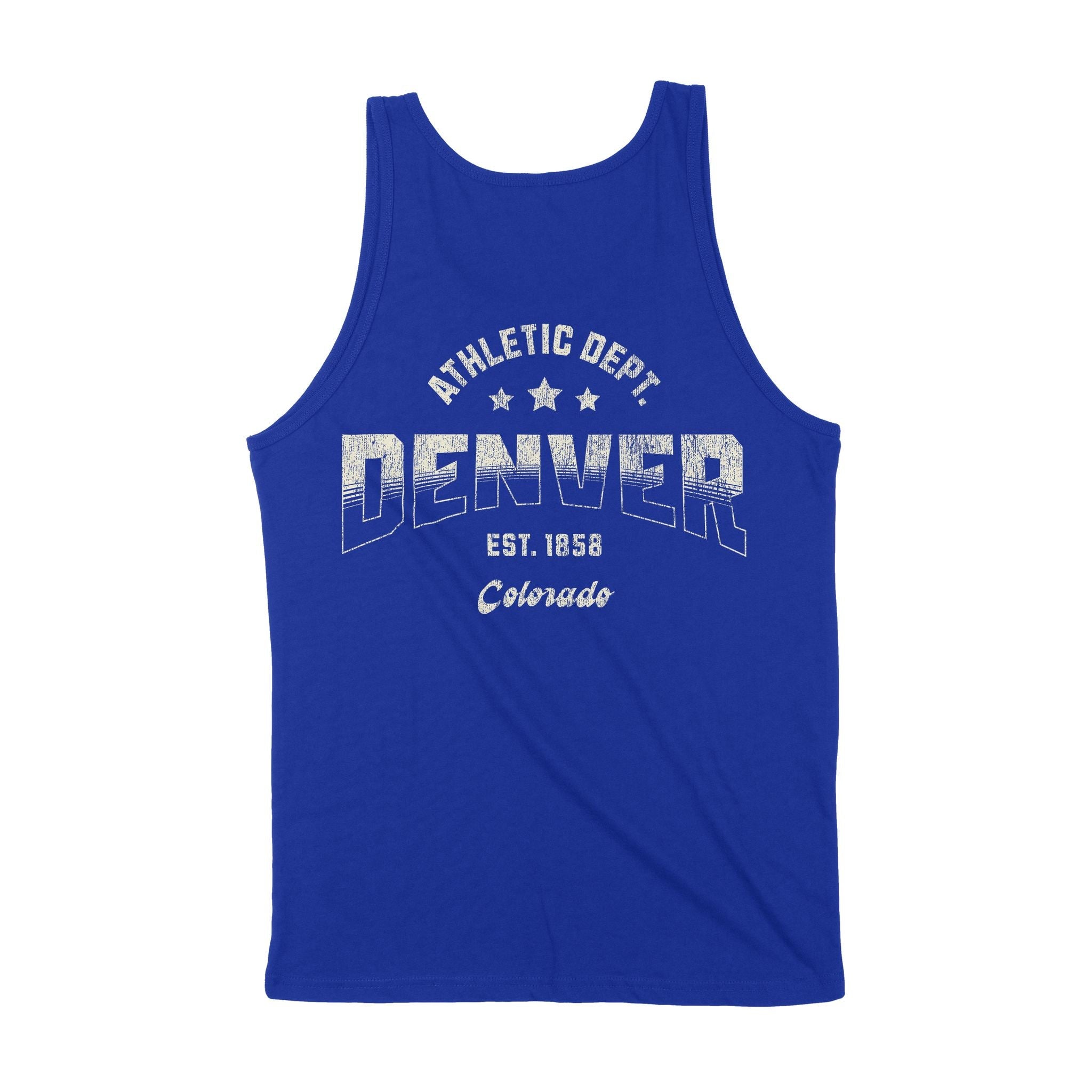 Denver Sporty Tank Top True Royal back