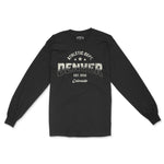 Denver Sporty Longsleeve in Black - front view