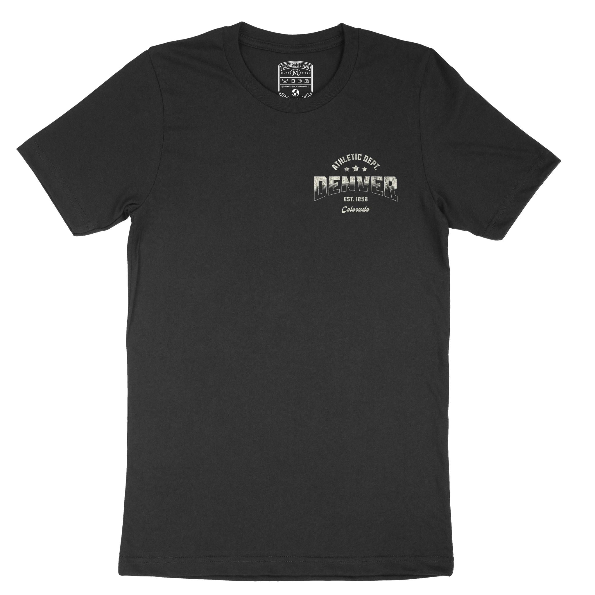 Denver Sporty T-Shirt Black front