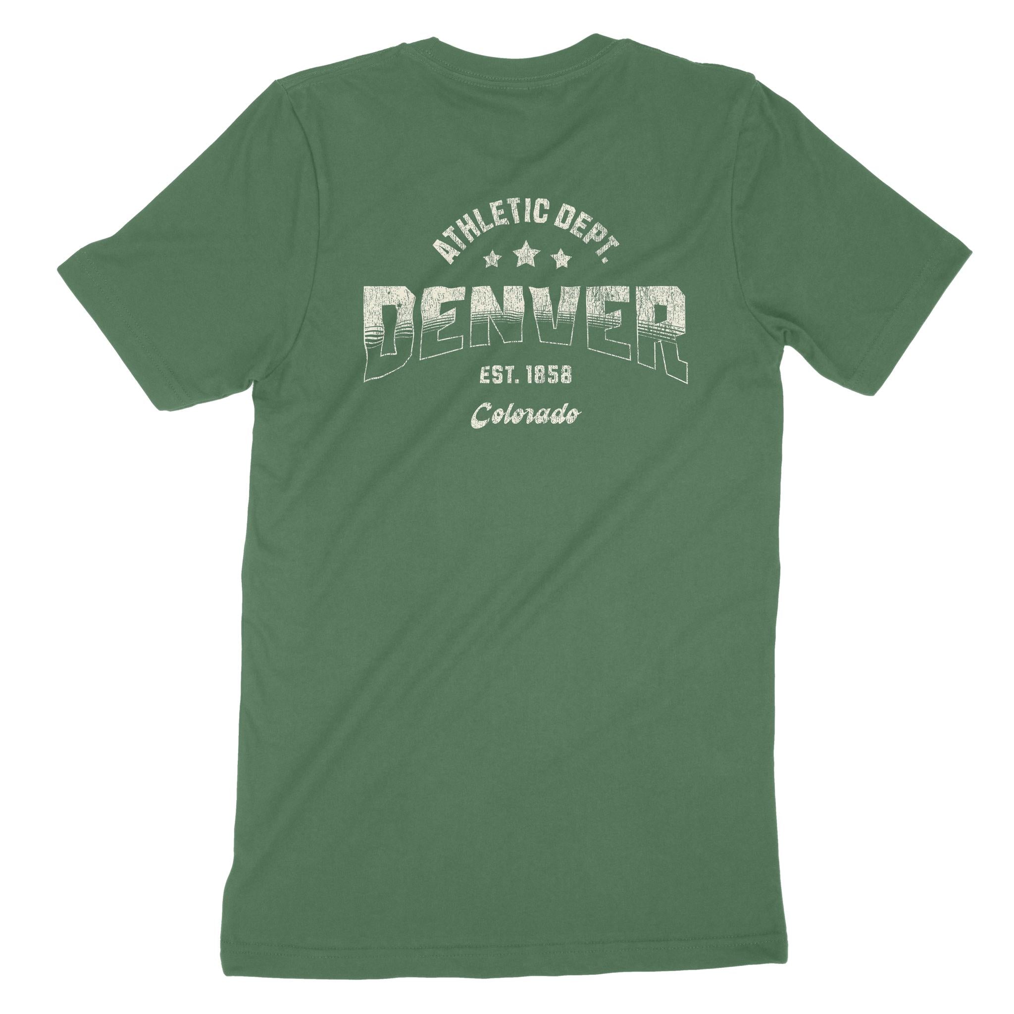 Denver Sporty T-Shirt Hunter Green back