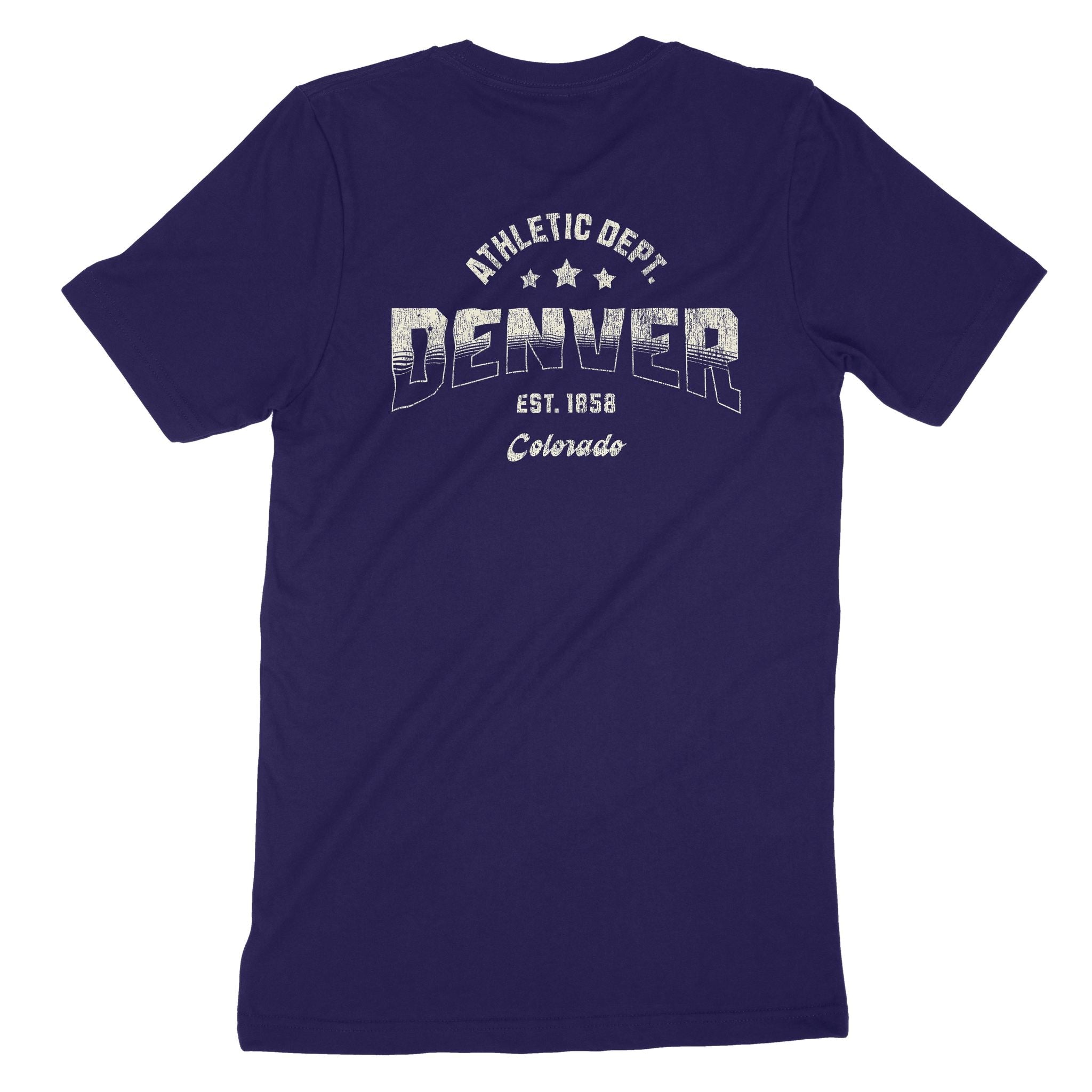 Denver Sporty T-Shirt Team Navy back