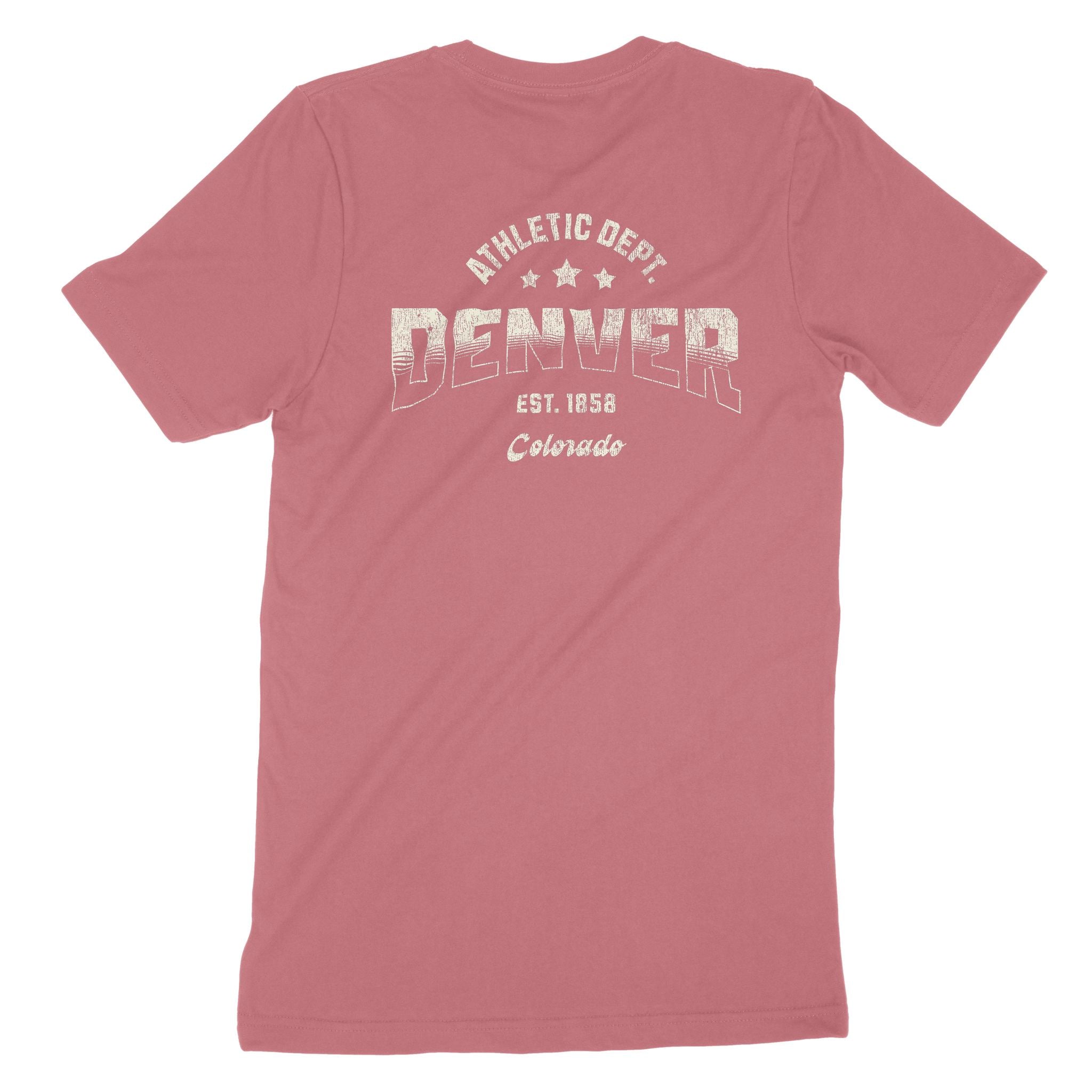 Denver Sporty T-Shirt Vintage Red back