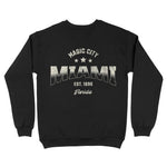 Miami Sporty Crewneck Black back