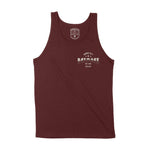Miami Sporty Tank Top Maroon front