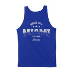 Miami Sporty Tank Top True Royal back