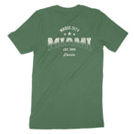 Miami Sporty T-Shirt Hunter Green back