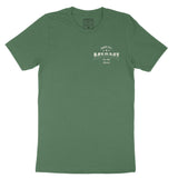 Miami Sporty T-Shirt Hunter Green front