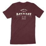 Miami Sporty T-Shirt Maroon back