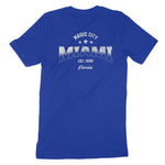 Miami Sporty T-Shirt True Royal back