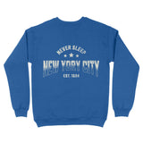 New York Sporty Crewneck Royal back