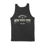 New York Tank Top in Black - back view
