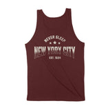 New York Sporty Tank Top Maroon back