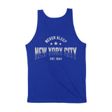 New York Sporty Tank Top True_Royal back