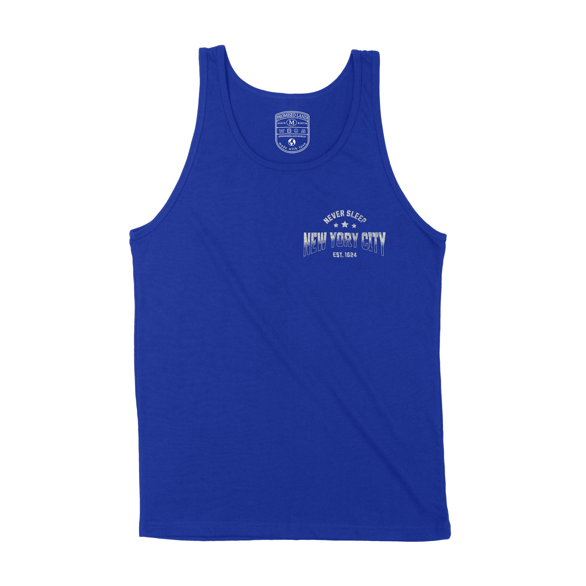 New York Sporty Tank Top True_Royal front